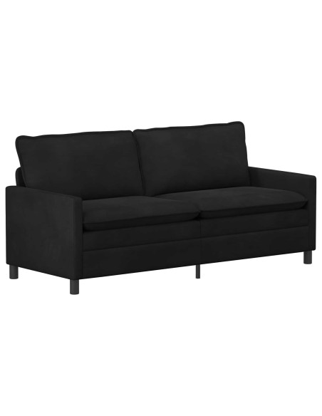 Set di divani 2 pcs Nero Velluto