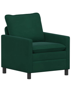 Divano Verde Scuro 76 x 81 x 87,5 cm Velluto 2
