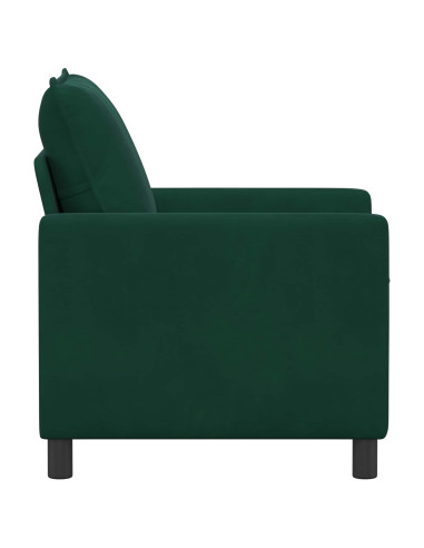 Divano Verde Scuro 76 x 81 x 87,5 cm Velluto