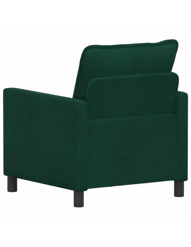 Divano Verde Scuro 76 x 81 x 87,5 cm Velluto