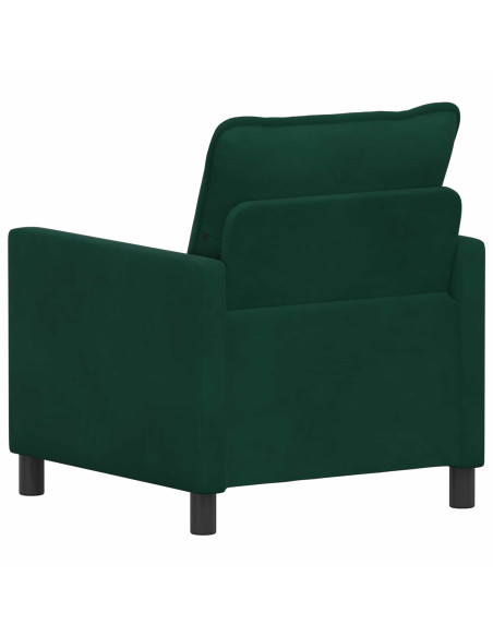Divano Verde Scuro 76 x 81 x 87,5 cm Velluto