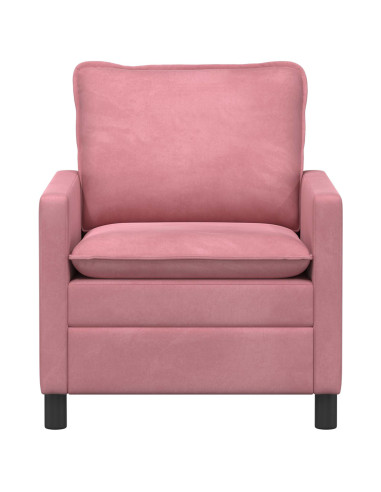 Divano Rosa 76 x 81 x 87,5 cm Velluto
