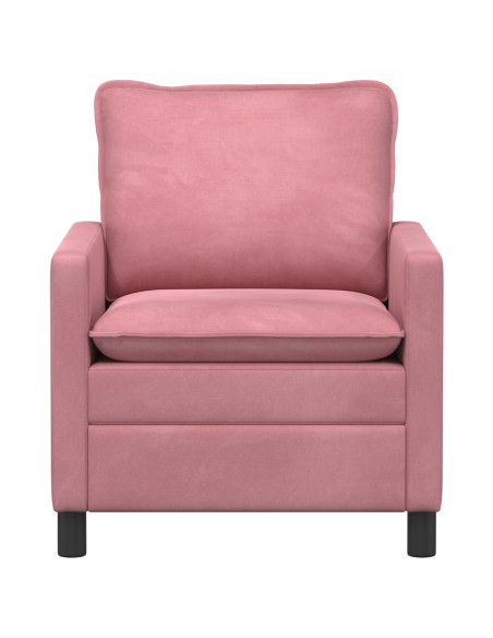 Divano Rosa 76 x 81 x 87,5 cm Velluto