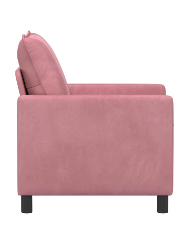 Divano Rosa 76 x 81 x 87,5 cm Velluto