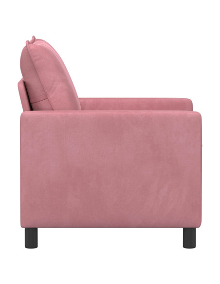 Divano Rosa 76 x 81 x 87,5 cm Velluto