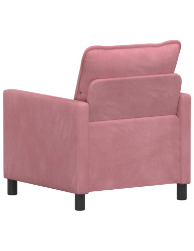 Divano Rosa 76 x 81 x 87,5 cm Velluto
