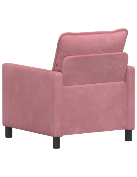 Divano Rosa 76 x 81 x 87,5 cm Velluto
