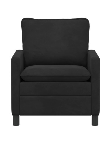 Divano Nero 76 x 81 x 87,5 cm Velluto