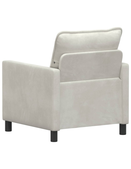 Divano Crema 76 x 81 x 87,5 cm Velluto