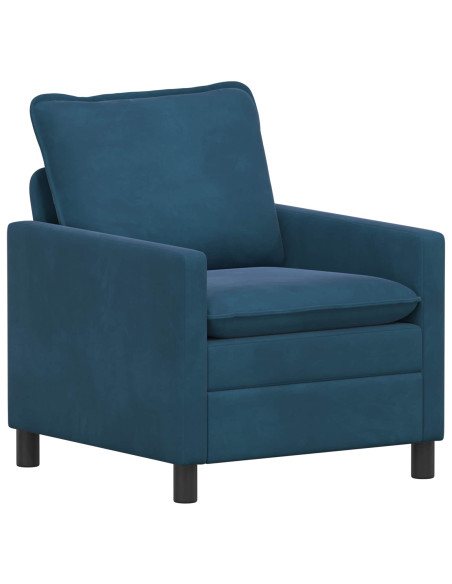 Divano Blu 76 x 81 x 87,5 cm Velluto