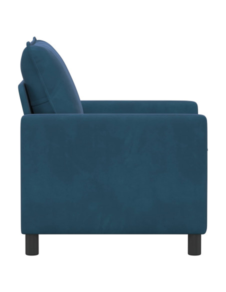 Divano Blu 76 x 81 x 87,5 cm Velluto
