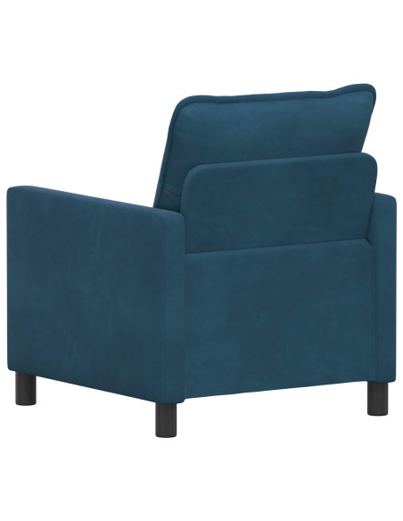 Divano Blu 76 x 81 x 87,5 cm Velluto