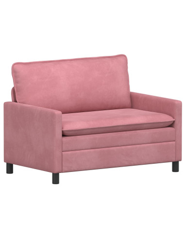 Divano Rosa 126 x 81 x 87,5 cm Velluto