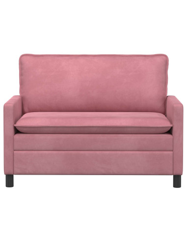 Divano Rosa 126 x 81 x 87,5 cm Velluto