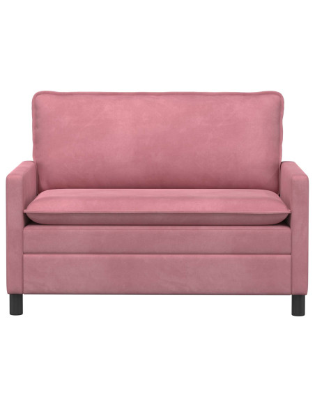 Divano Rosa 126 x 81 x 87,5 cm Velluto