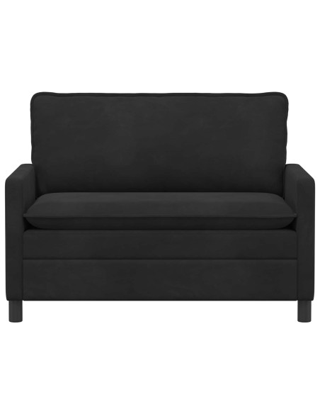 Divano Nero 126 x 81 x 87,5 cm Velluto