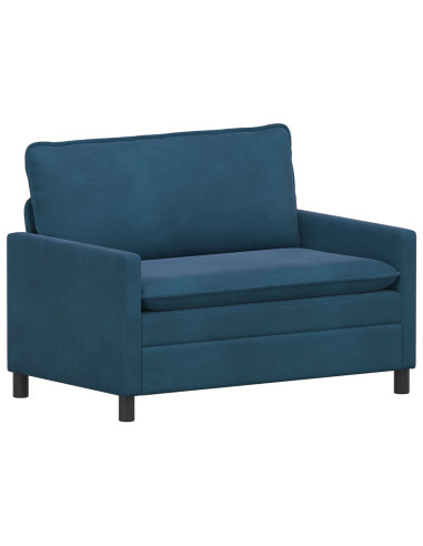 Divano Blu 126 x 81 x 87,5 cm Velluto