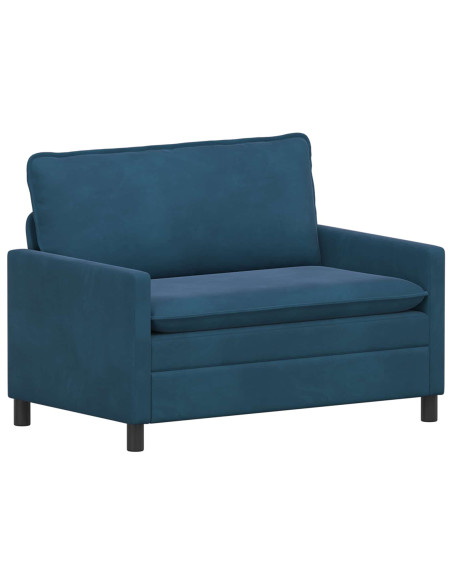 Divano Blu 126 x 81 x 87,5 cm Velluto