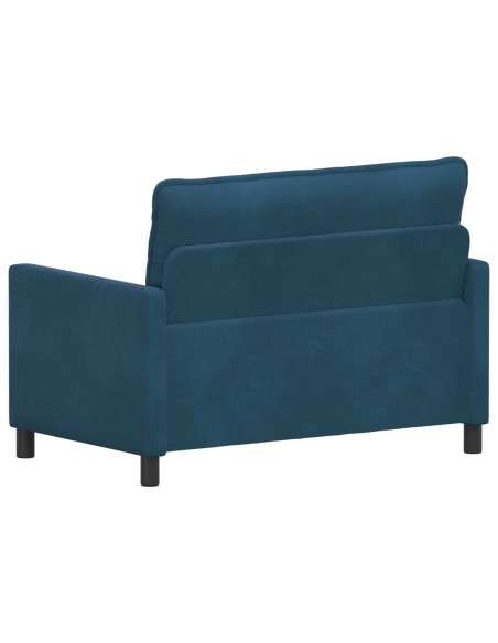 Divano Blu 126 x 81 x 87,5 cm Velluto