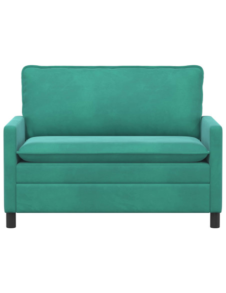 Divano Turchese 126 x 81 x 87,5 cm Velluto