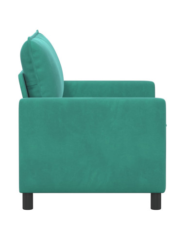 Divano Turchese 126 x 81 x 87,5 cm Velluto