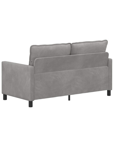 Divano Grigio Chiaro 156 x 81 x 87,5 cm Velluto