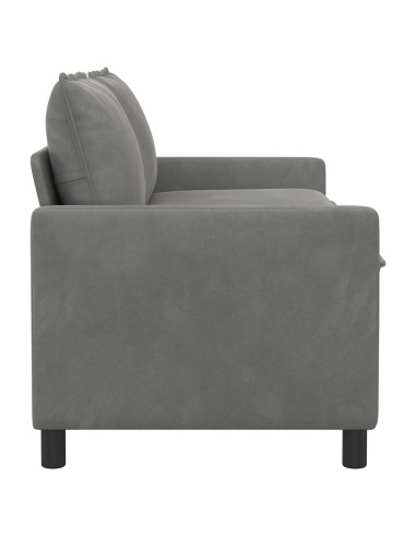 Divano Grigio scuro 156 x 81 x 87,5 cm Velluto