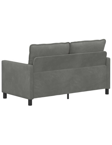 Divano Grigio scuro 156 x 81 x 87,5 cm Velluto