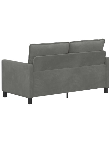Divano Grigio scuro 156 x 81 x 87,5 cm Velluto