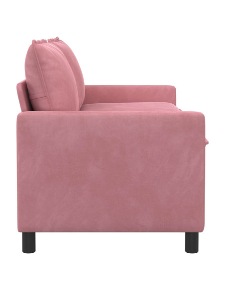 Divano Rosa 156 x 81 x 87,5 cm Velluto