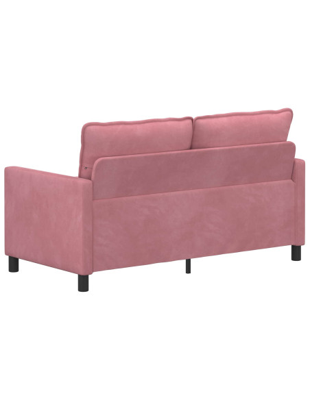 Divano Rosa 156 x 81 x 87,5 cm Velluto