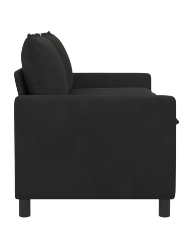 Divano Nero 156 x 81 x 87,5 cm Velluto