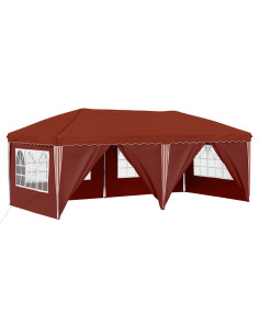 Tenda per feste a pop-up 575 x 288 x 245 cm Terracotta 2