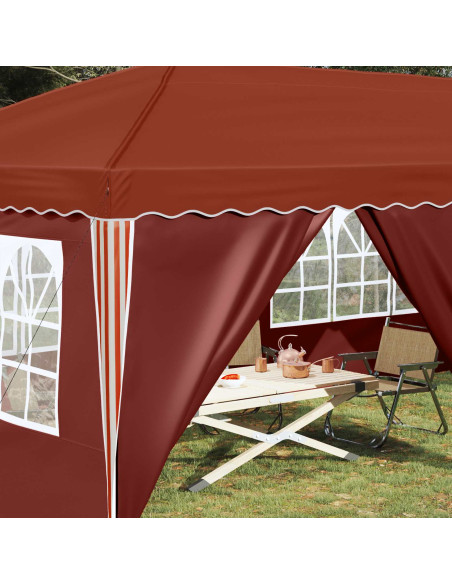 Tenda per feste a pop-up 575 x 288 x 245 cm Terracotta