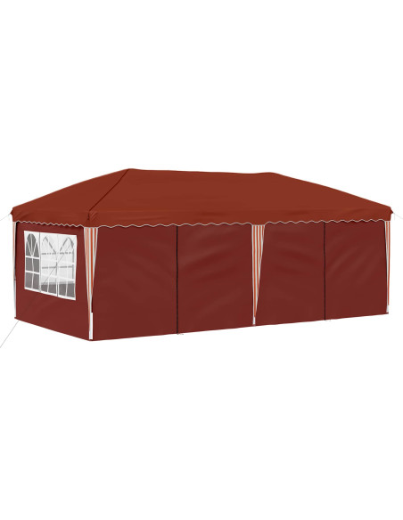 Tenda per feste a pop-up 575 x 288 x 245 cm Terracotta