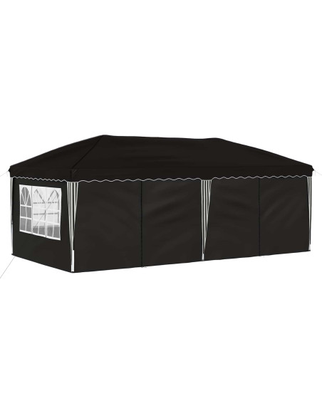 Tenda per feste a pop-up 575 x 288 x 245 cm Nero