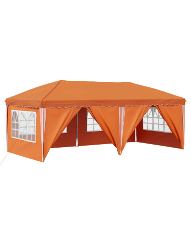 Tenda per feste a pop-up 575 x 288 x 245 cm Arancione