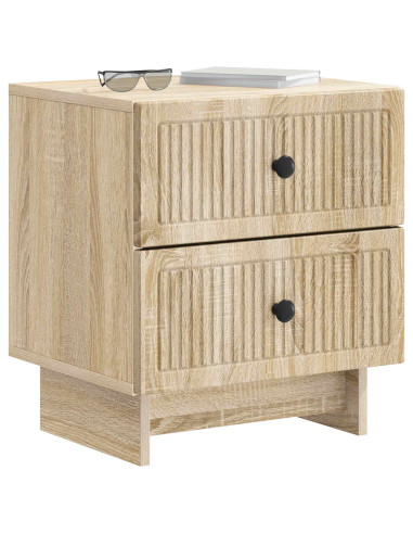 Armadio da Notte 2 pcs Rovere Sonoma 43 x 34,5 x 47,5 cm