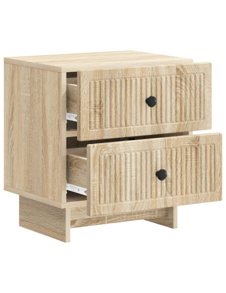 Armadio da Notte 2 pcs Rovere Sonoma 43 x 34,5 x 47,5 cm