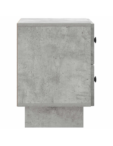 Armadio da Notte Grigio Cemento 43 x 34,5 x 47,5 cm