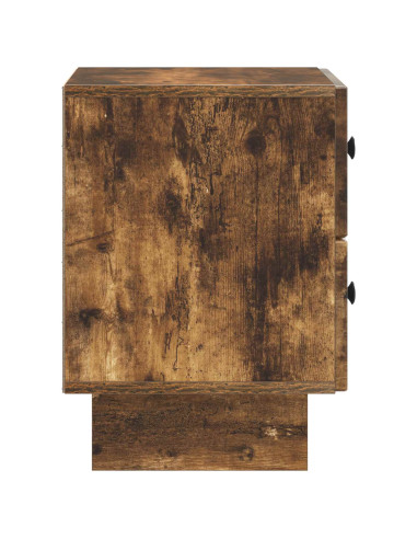 Armadio da Notte con cassetto Rovere Fumo 43 x 34,5 x 47,5 cm