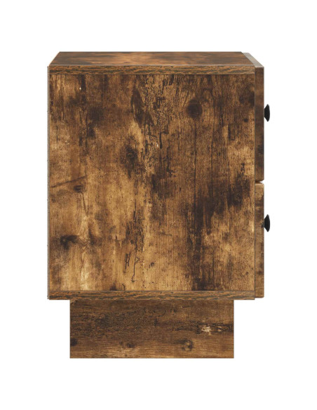 Armadio da Notte con cassetto Rovere Fumo 43 x 34,5 x 47,5 cm