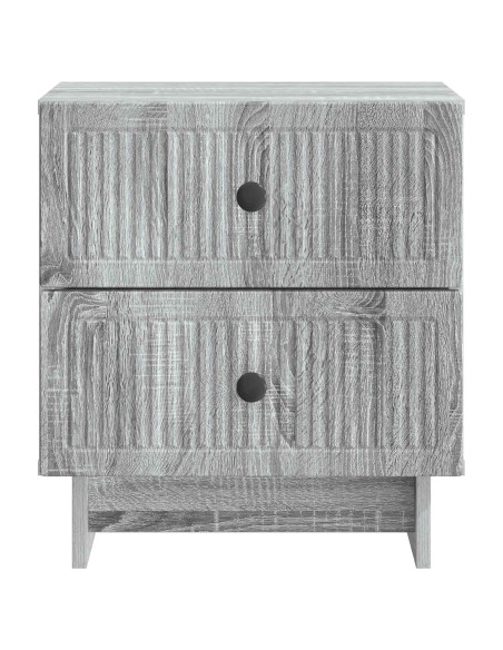 Armadio da Notte con cassetto Grigio Sonoma 43 x 34,5 x 47,5 cm