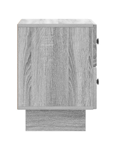 Armadio da Notte con cassetto Grigio Sonoma 43 x 34,5 x 47,5 cm