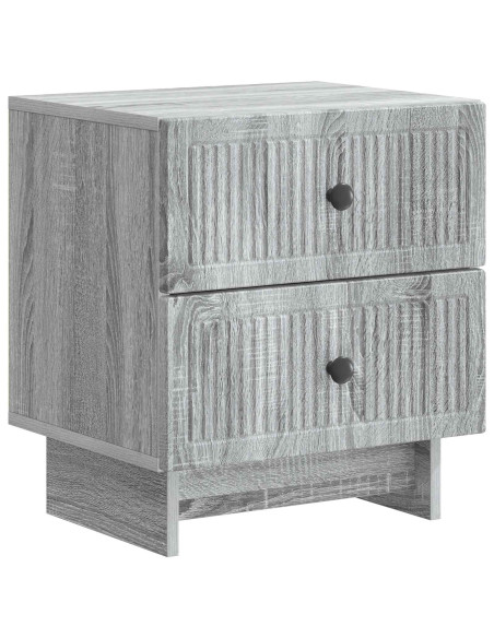 Armadio da Notte 2 pcs Grigio Sonoma 43 x 34,5 x 47,5 cm