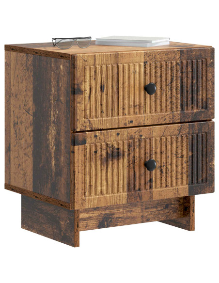Armadio da Notte con cassetto Legno antico 43 x 34,5 x 47,5 cm