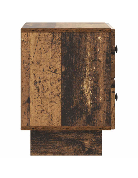 Armadio da Notte con cassetto Legno antico 43 x 34,5 x 47,5 cm