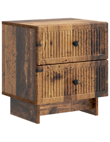 Armadio da Notte 2 pcs Legno antico 43 x 34,5 x 47,5 cm