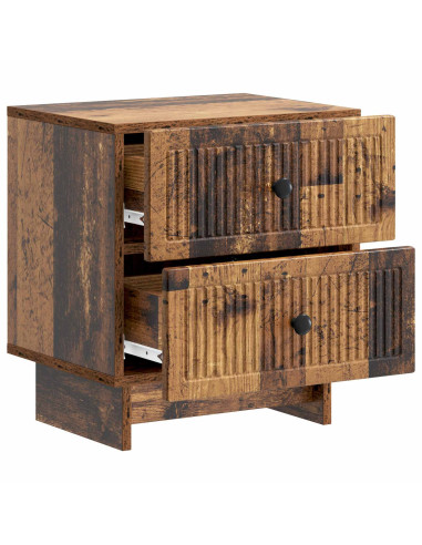 Armadio da Notte 2 pcs Legno antico 43 x 34,5 x 47,5 cm