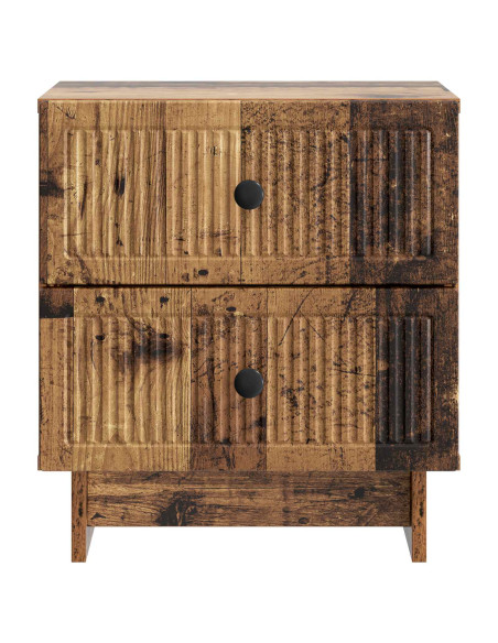 Armadio da Notte 2 pcs Legno antico 43 x 34,5 x 47,5 cm